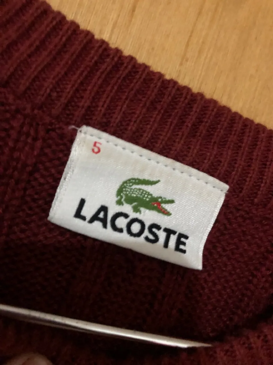Suéter Lacoste Original - Tamanho 5