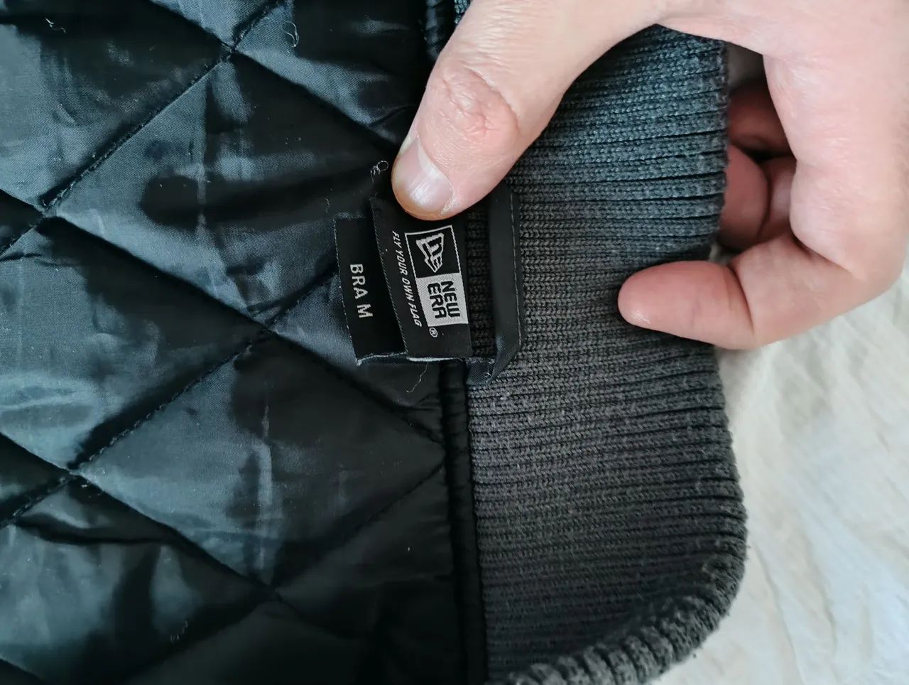 Jaqueta Bomber New Era Cinza - Foto 5