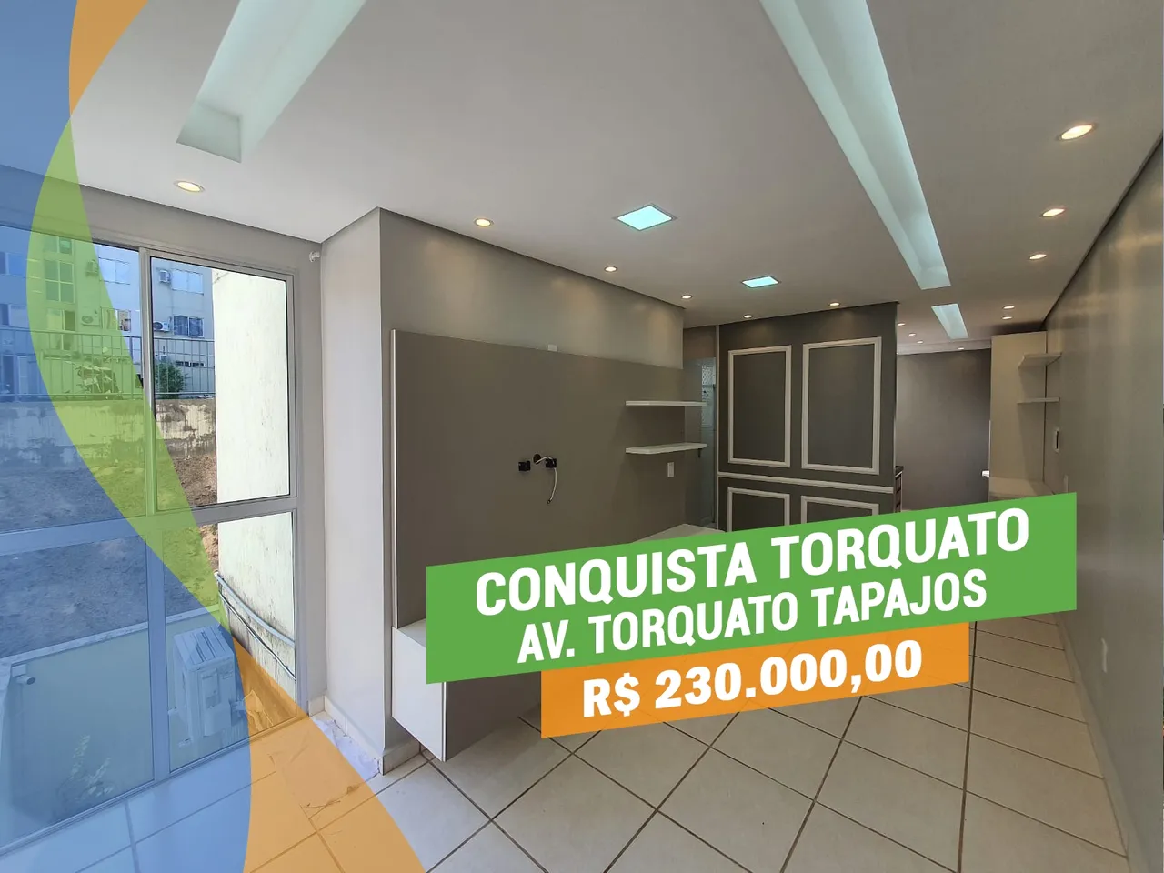 Conquista Torquato Tapajós 2 Quartos c/ modulados Av. Torquato Tapajós