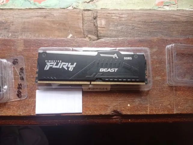 Memória DDR5 Kingston Fury Beast EXPO, RGB, 2x8GB, 5200Mhz podendo fazer overclock