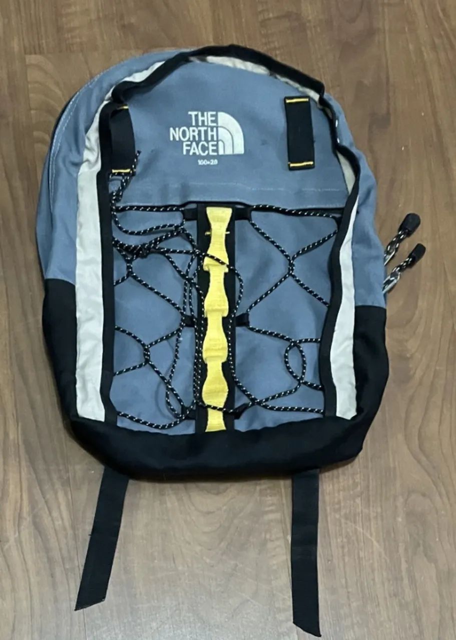 MOCHILA THE NORTH FACE KARGO 100 + 20 PRETO E AZUL - Foto 5