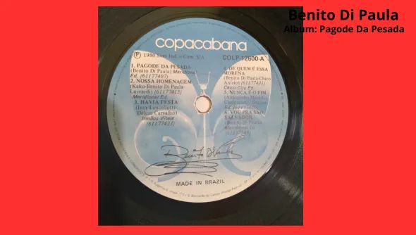 Discos de Vinil Benito Di Paula - Album Pagode da Pesada.  - Foto 4