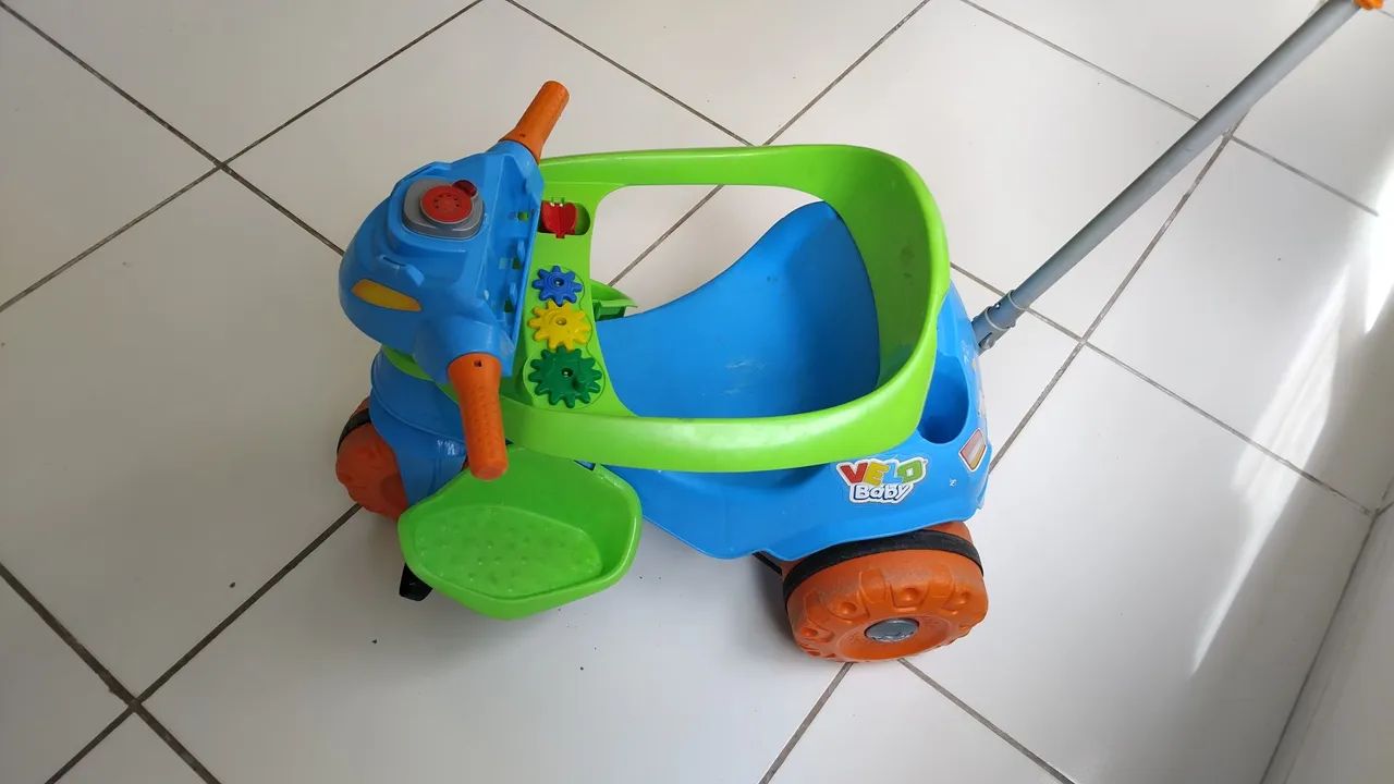 Gangorra Infantil com Empurrador - Vilo Baby - Foto 3