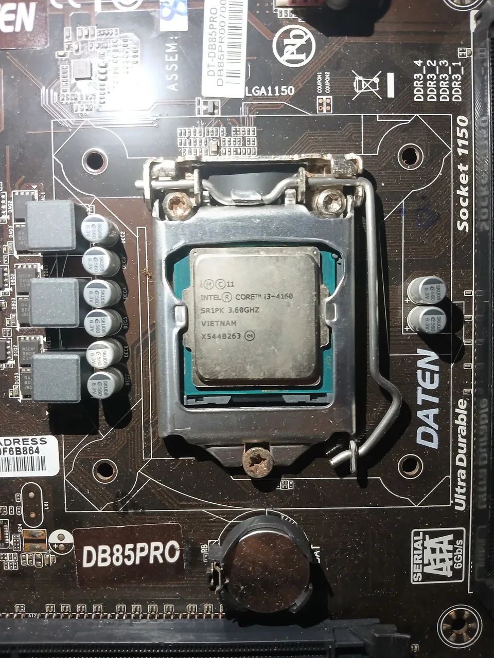 Processador i3 4160 e placa B85