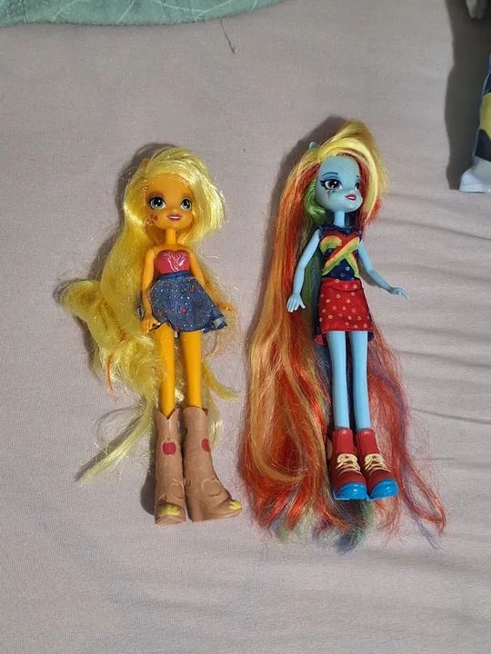 Bonecas My Little Pony Equestria Girls - Rarity e Rainbow Dash
