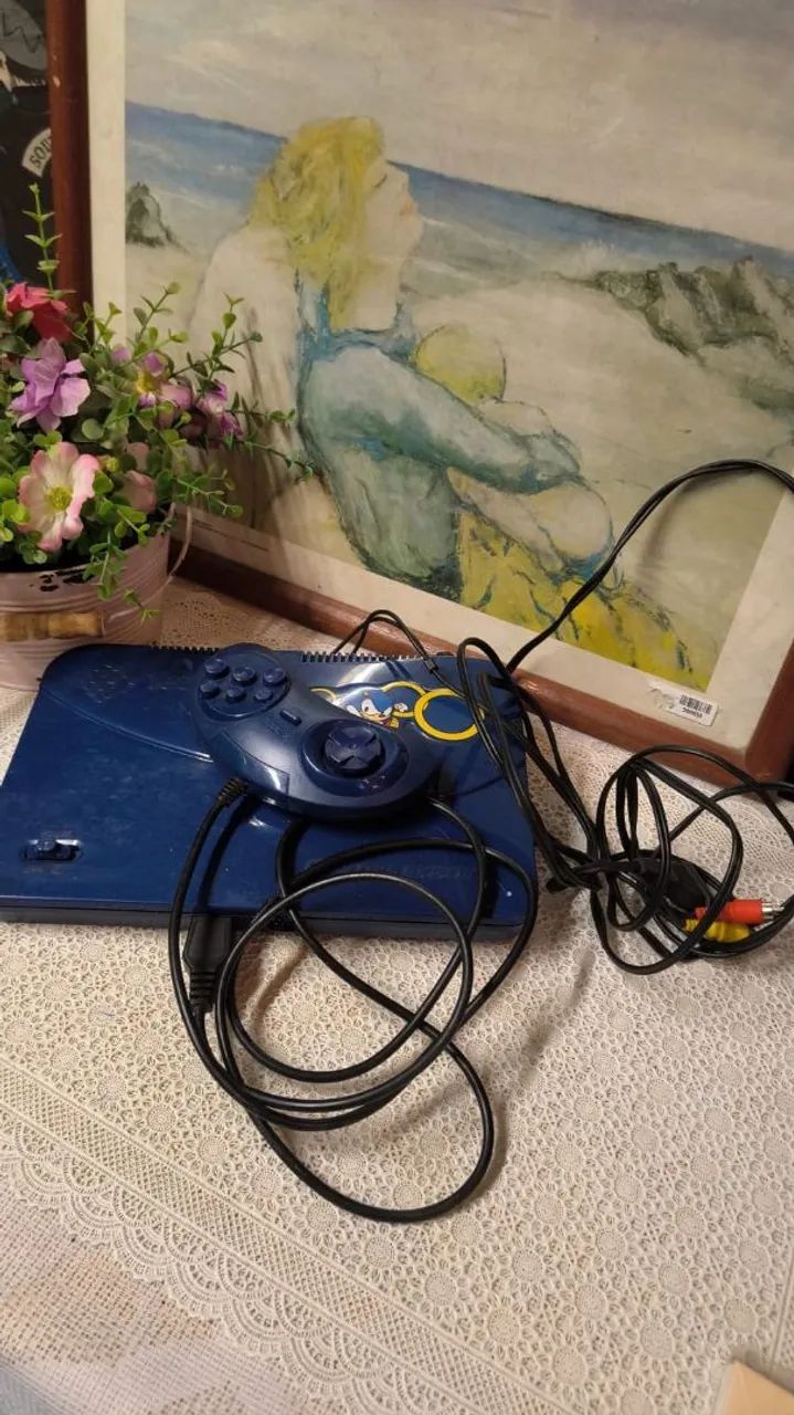 Console Sega Master System com Sonic