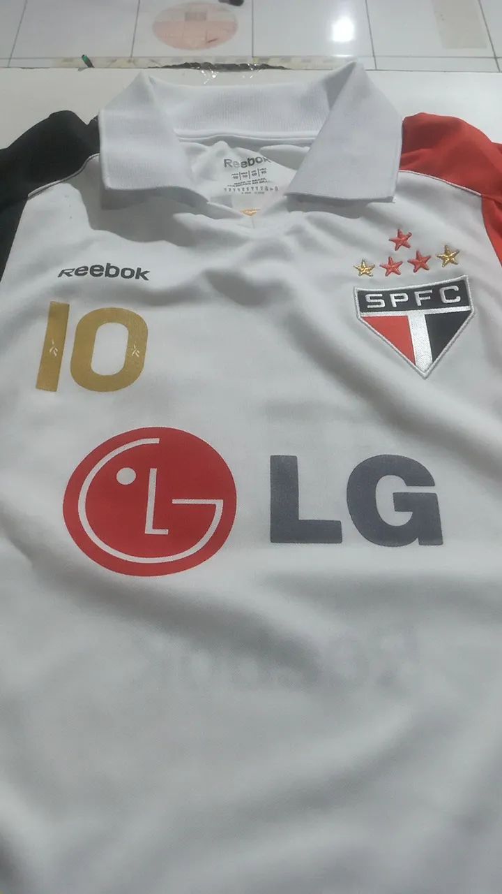 CAMISA SÃO PAULO REEBOK ORIGINAL DA ÉPOCA INFANTIL  - Foto 5