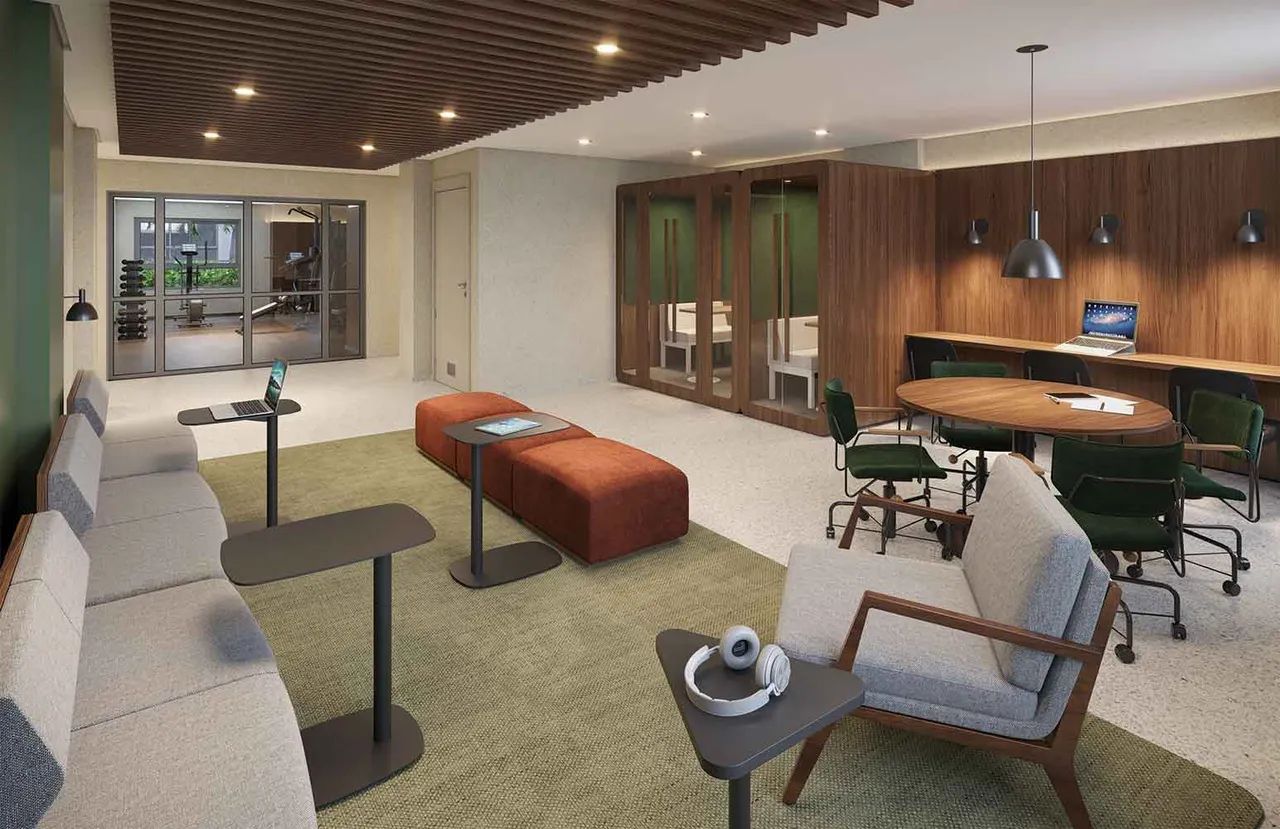 Studio  para a partir de 29 metros quadrados com 1 quarto - Foto 2