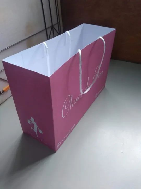 Sacolas de papel personalizada - Foto 5
