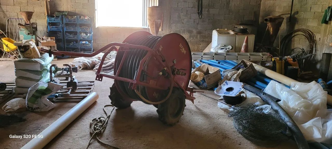 Carretel Irrigação - Irrigat 120/50 + Bomba Schneider 10 cv  - Foto 4