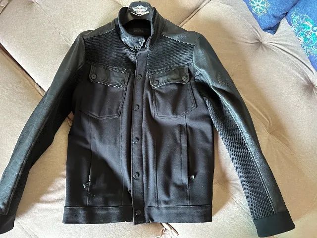 Jaqueta Original Harley Davidson De Cordura Reflexiva Preta - Foto 3