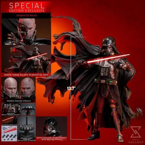 Hot Toys Darth vader dx45 exclusive special edition - Peças e