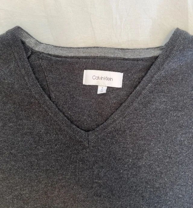 Suéter Calvin Klein Cinza - Foto 4