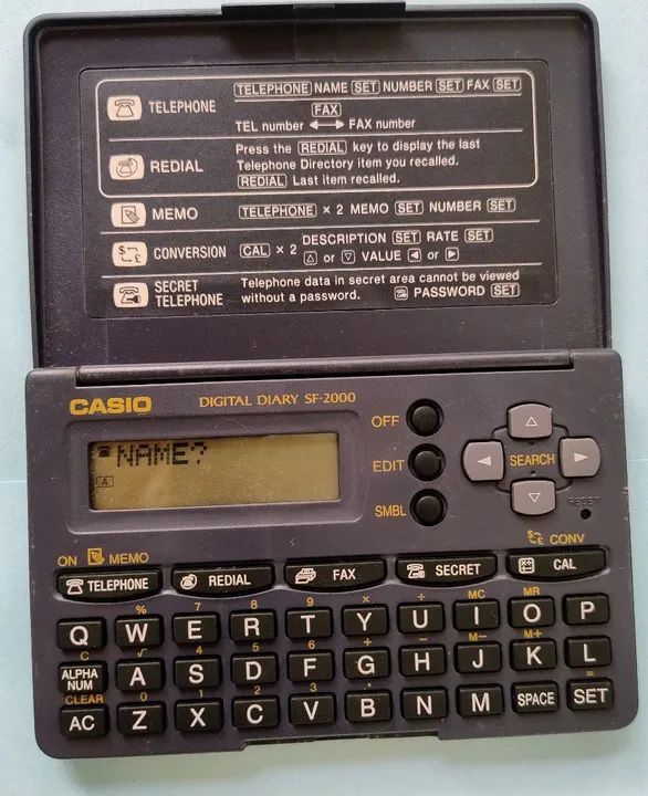 Aparelho eletrônico Casio  SF-200064842118998787120