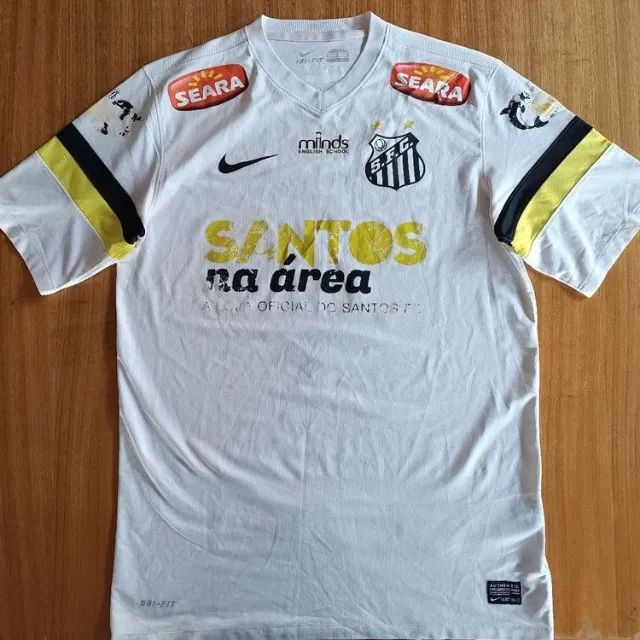 Camisa de Jogo 2013 Santos FC Branca Nike M - Roupas - Vila Nova