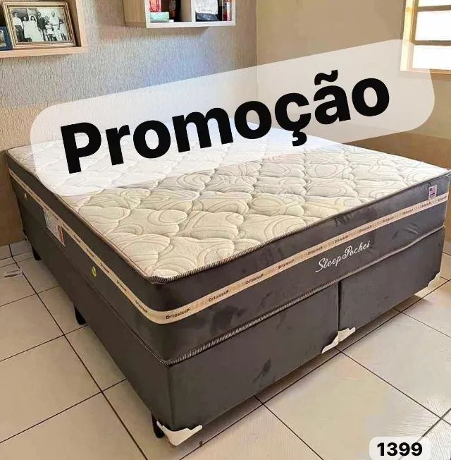 Cama box colchão varios modelos