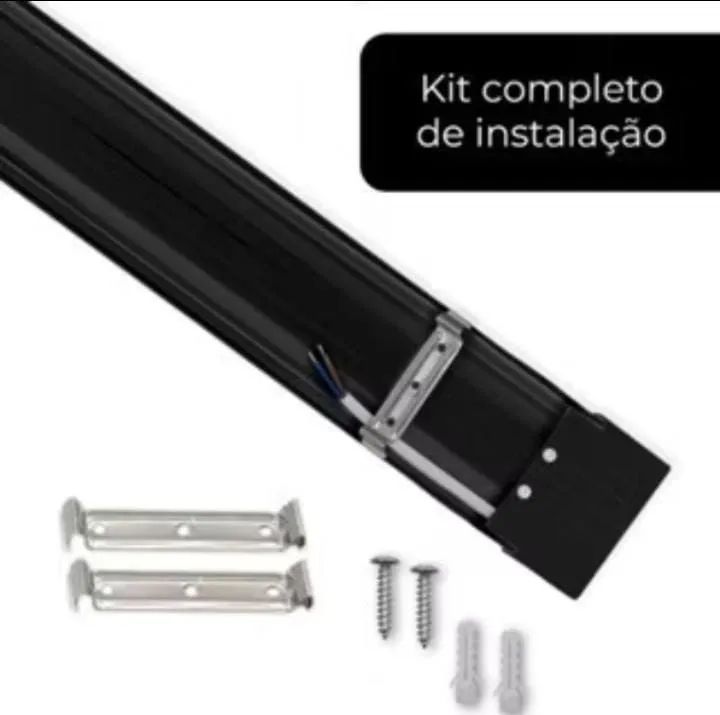 Luminária LED Linear 120cm - Branco Quente - Foto 2