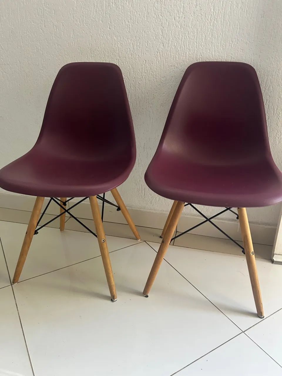 Cadeira eames roxa 99 cada uma - Foto 4