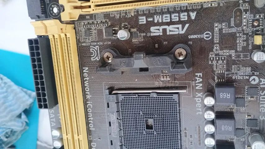 placa mae asus a55bm-e com processador cooler espelho memoria - Foto 3
