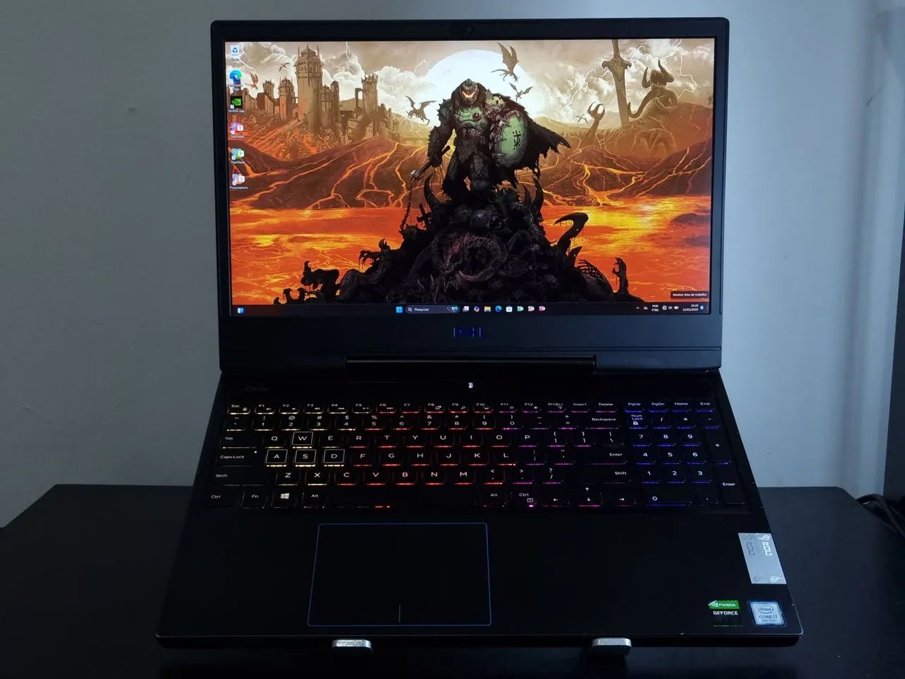 (RTX 2060 6GB+144Hz+I7+1512GB)Notebook Gamer Dell G5 - Foto 2