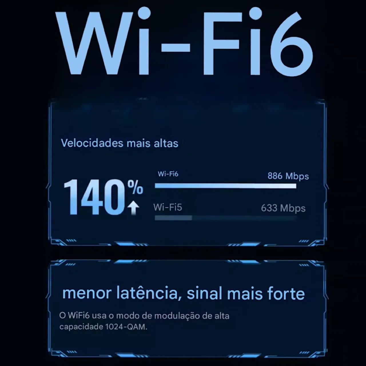 Adaptador wi fi 6 Ugreen Sem fio Usb Computador Sinal 2.4 e 5 ghz Wifi Notebook - Foto 2