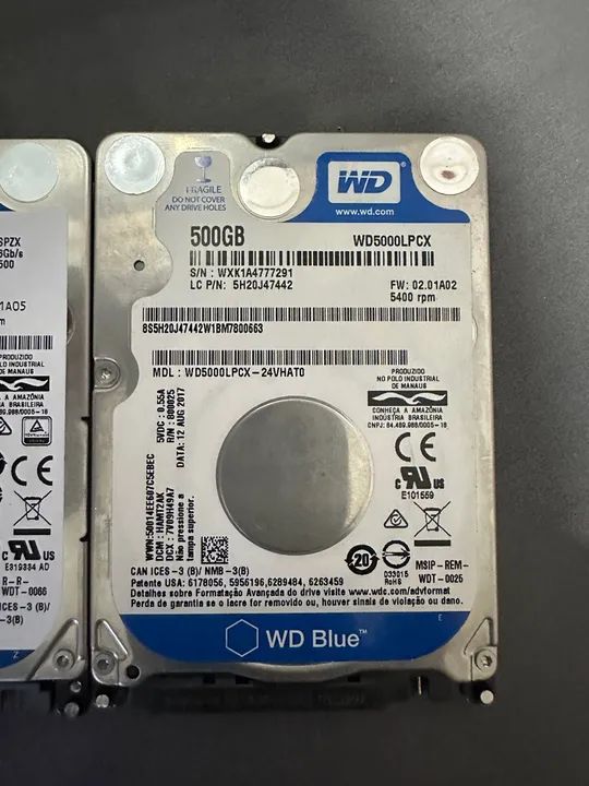 Vendo 2 HD Western Digital Blue 1TB SATA 6Gb/s - Foto 2