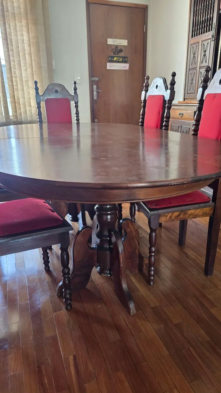 Mesa de Jantar Oval com 6 Cadeiras - Foto 2