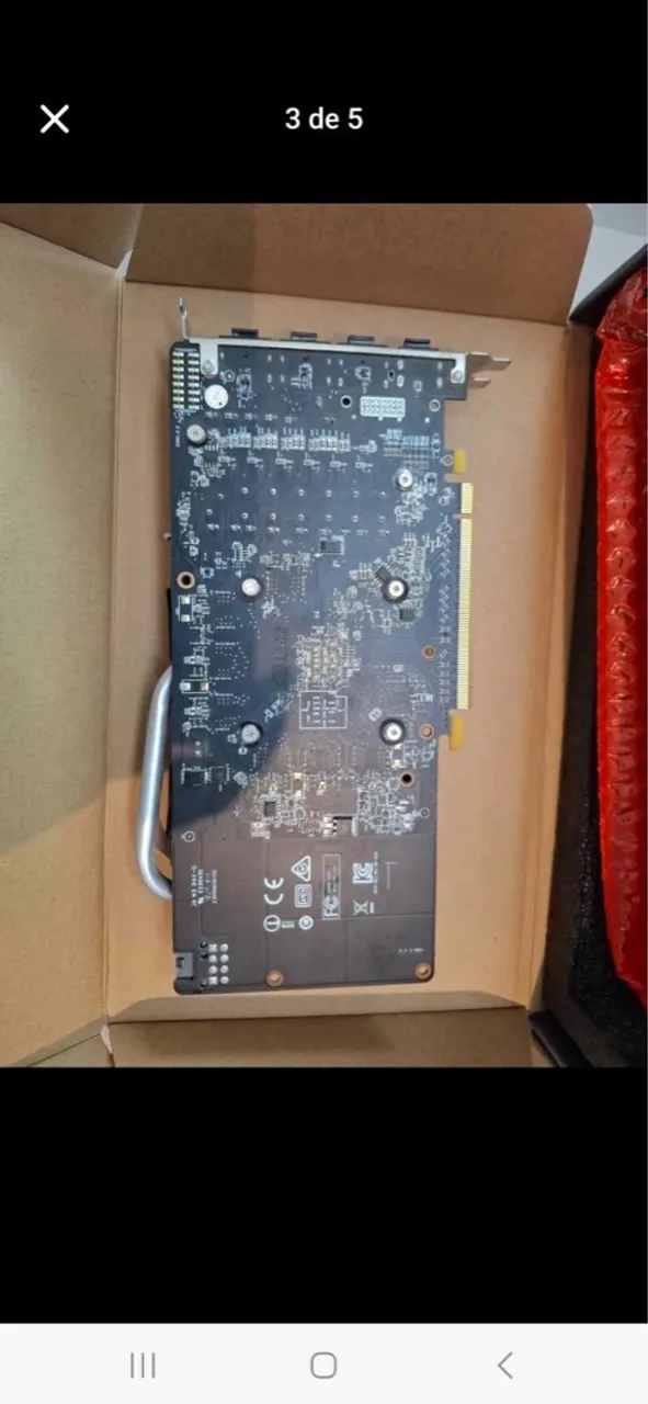 Placa de Vídeo - rx580 -8gb -2048 só