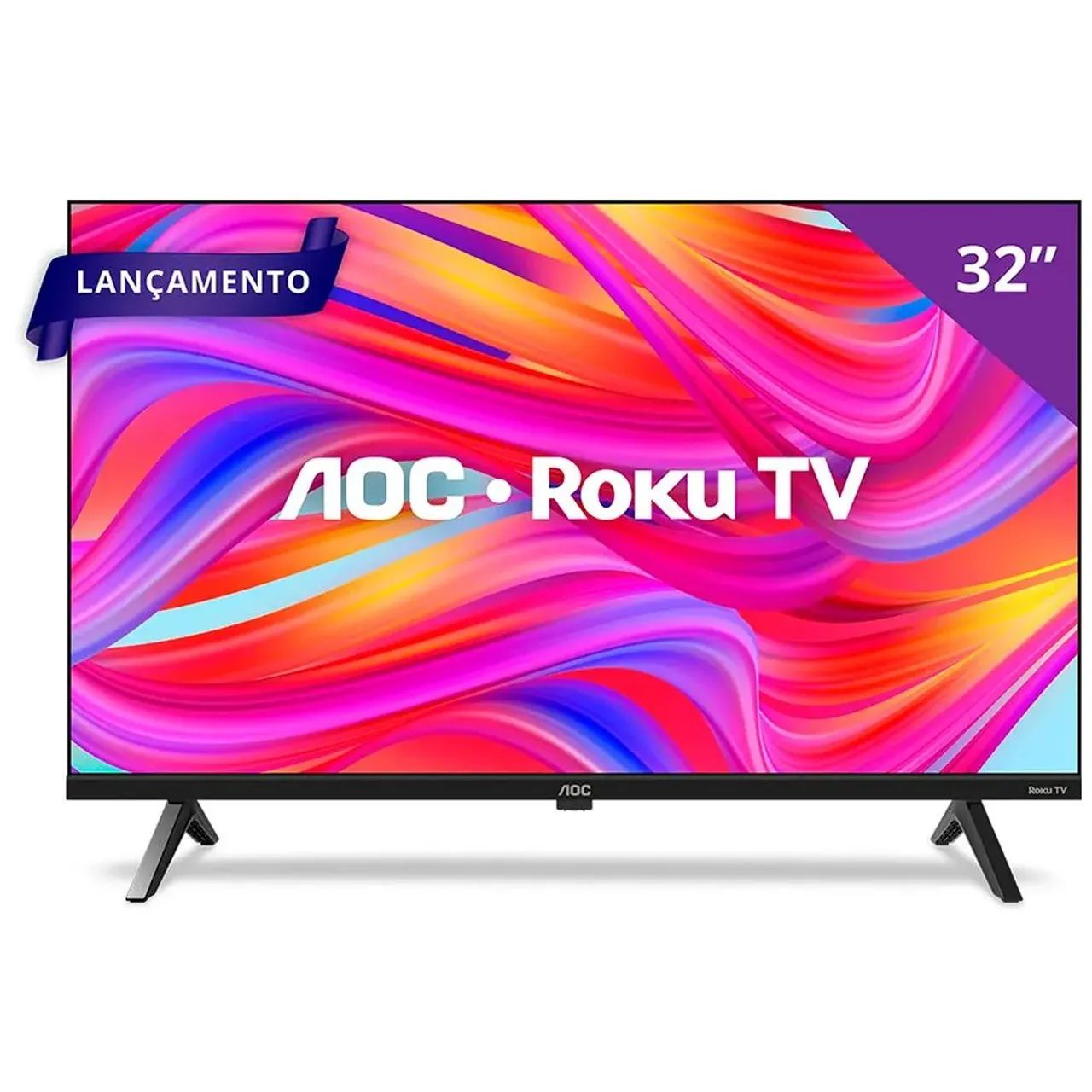 Tv aoc smart roku 32 polegadas - televisor