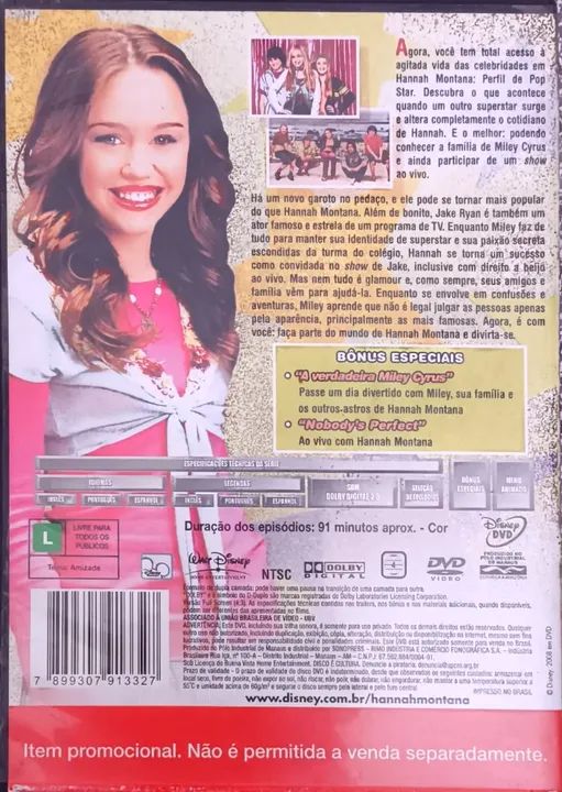 Hannah Montana - A Revelação de Miley - DVD - Foto 2
