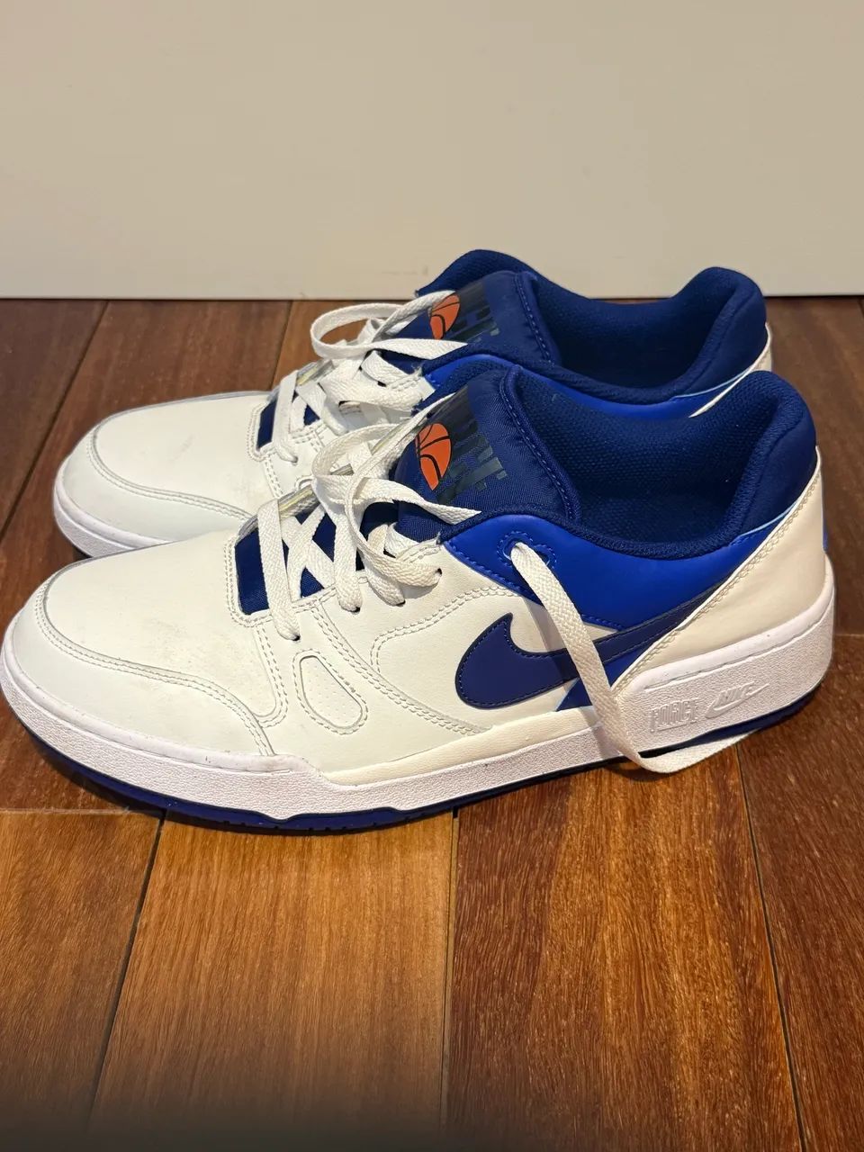 Nike Force Branco  e Azul