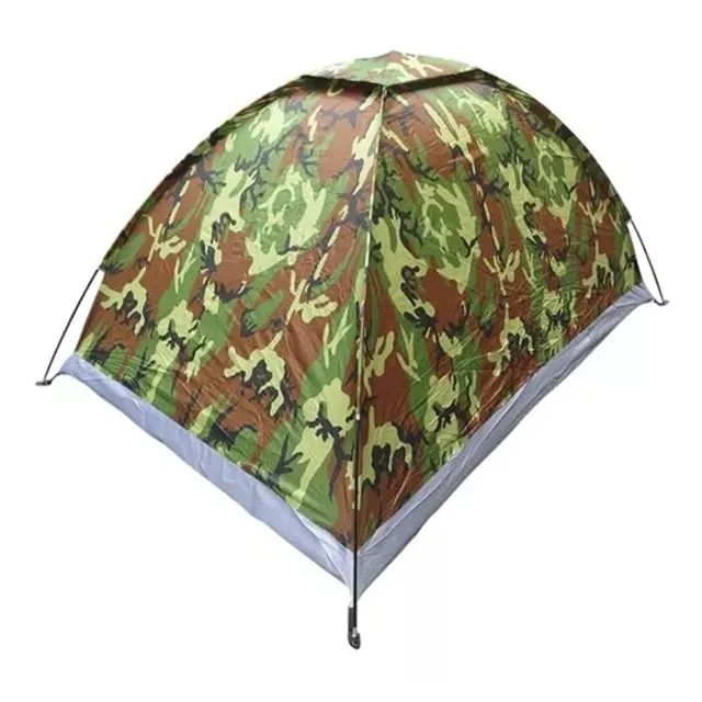 Barraca Acampamento 2 Pessoas Camuflada  - Foto 2