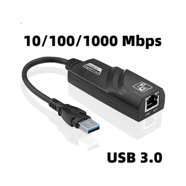 Adaptador de Rede USB 3.0 para RJ45 10/100/1000Mbps - Foto 2