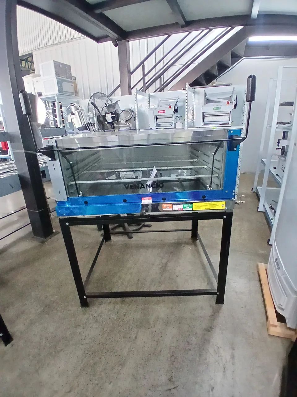 Forno A Gás Industrial Roma De Aço Inox Firi110 Com Grelha inox