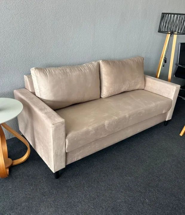 Sofá Elegante de 3 Lugares 1,94 Metros (ENTREGAS EM ATÉ 24h)