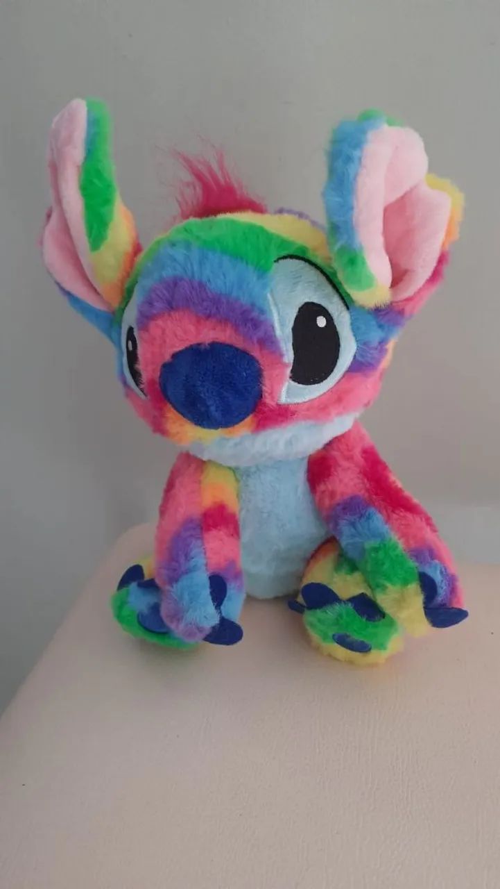 Pel úcia Stitch Arco-Íris -nova - Foto 2