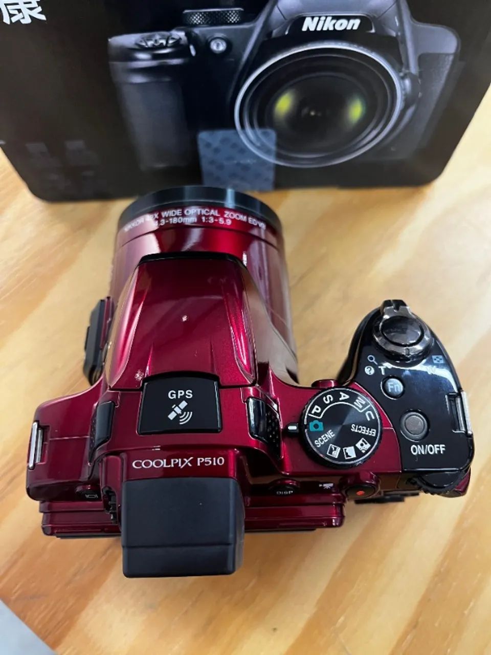 Nikon Coolpix P510 - Vermelha - Câmeras e Filmadoras - Água Verde