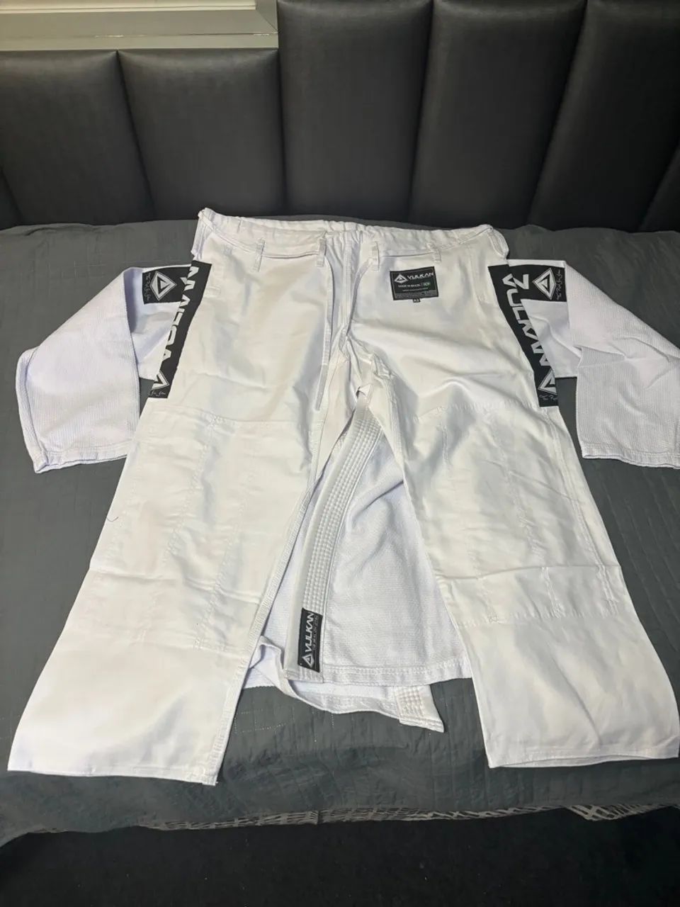 Kimono de Jiu-Jitsu Vulcan Essential A3 Branco - Foto 3