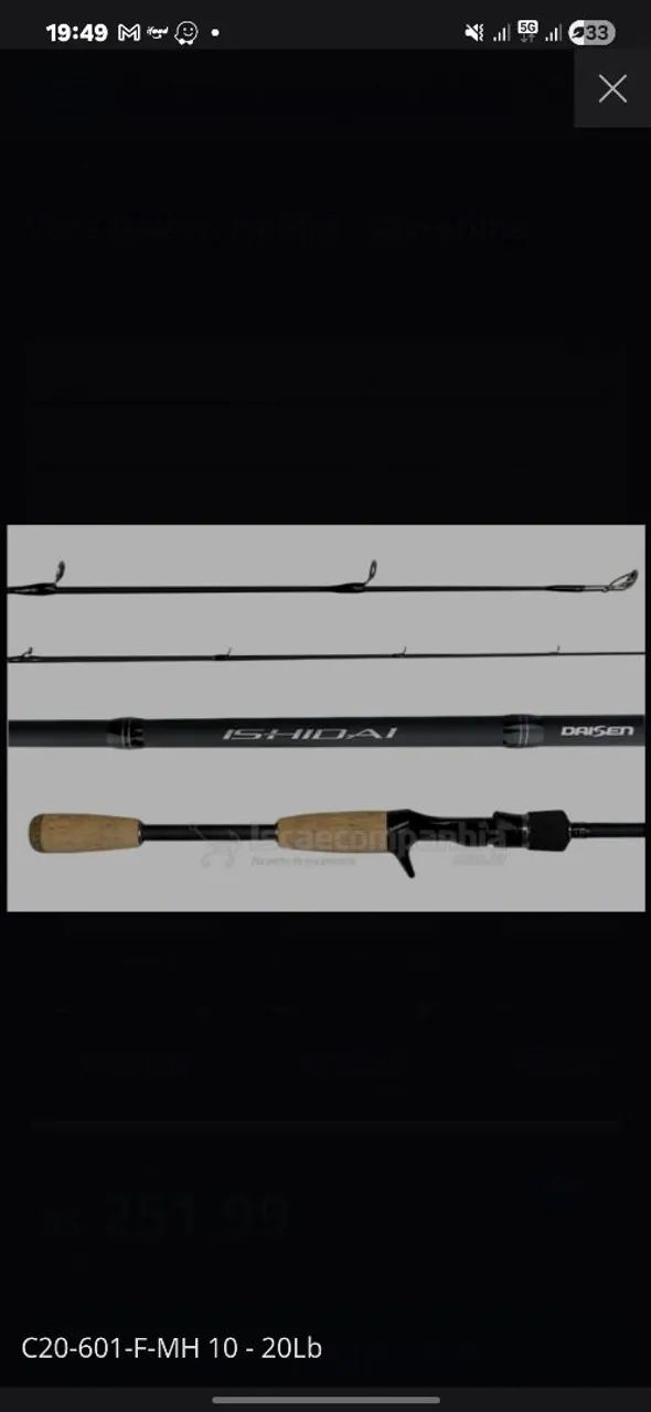 Kit de pesca com vara e carretilha - Foto 2