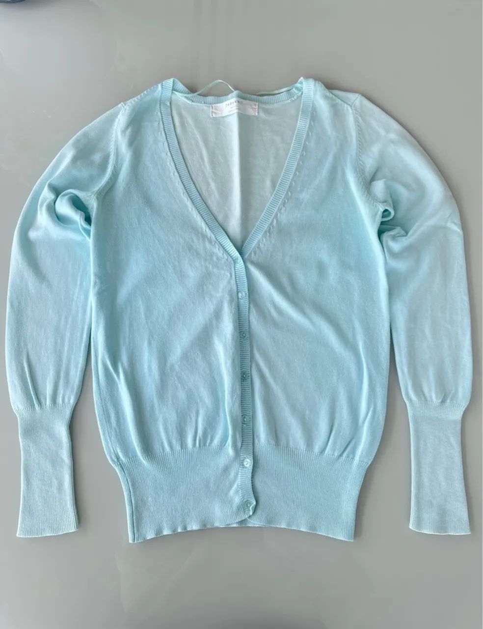 Cardigã Zara P azul