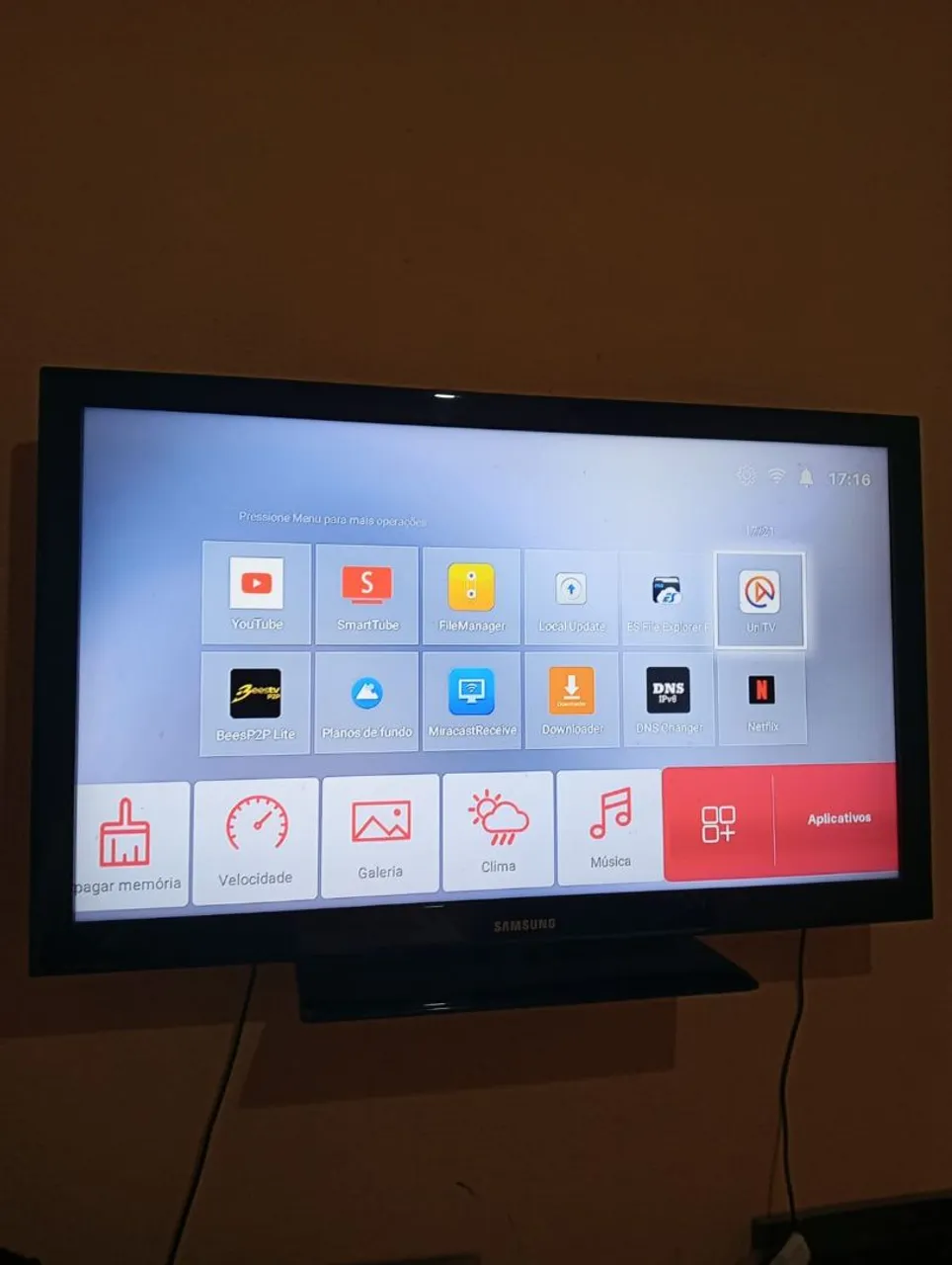 TV Samsung com Aplicativos