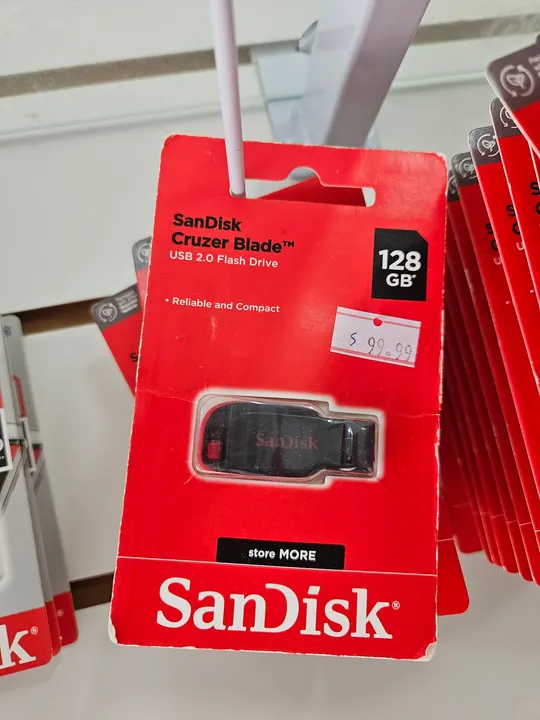 Pen Drive SanDisk Cruzer Blade 128GB
