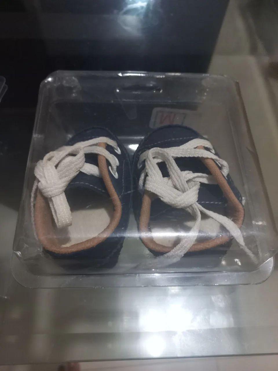 Tênis de bebê azul - Foto 2