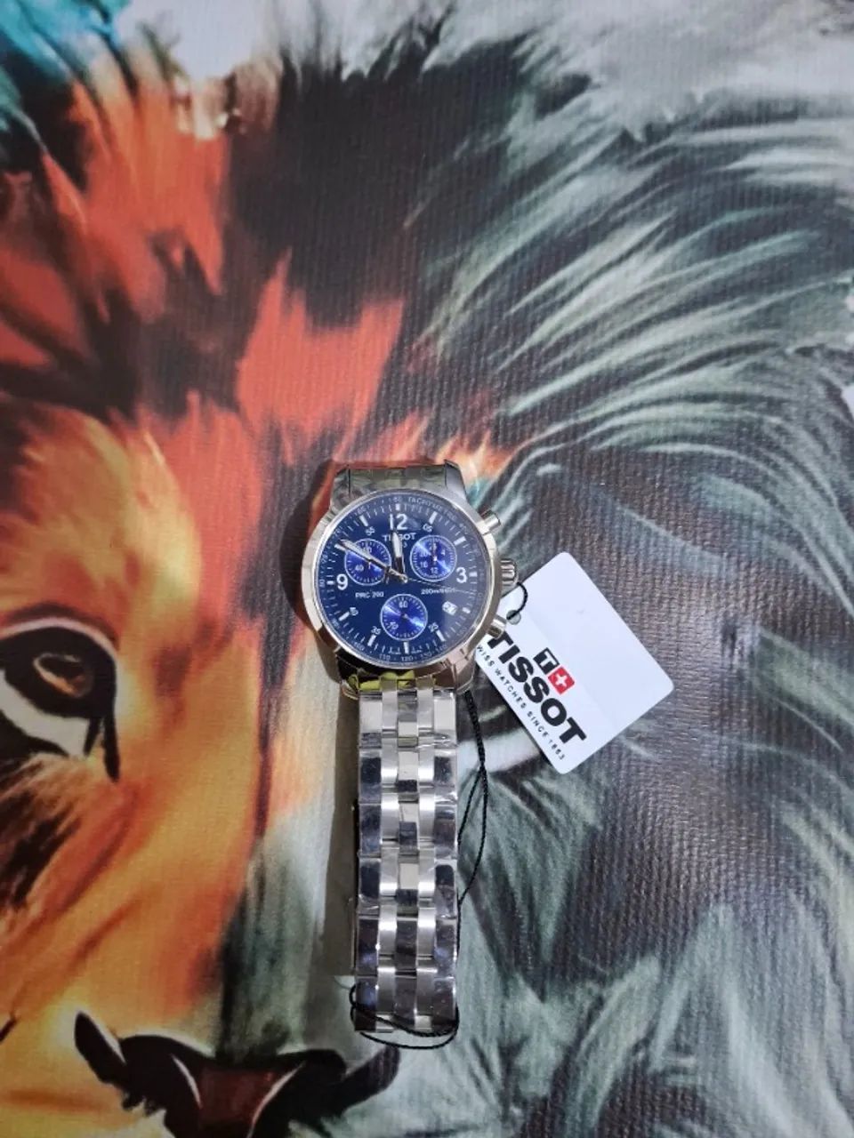 Relógio TISSOT PRC200 MOSTRADOR AZUL - FUNCIONAL- ENTREGAMOS  - Foto 5