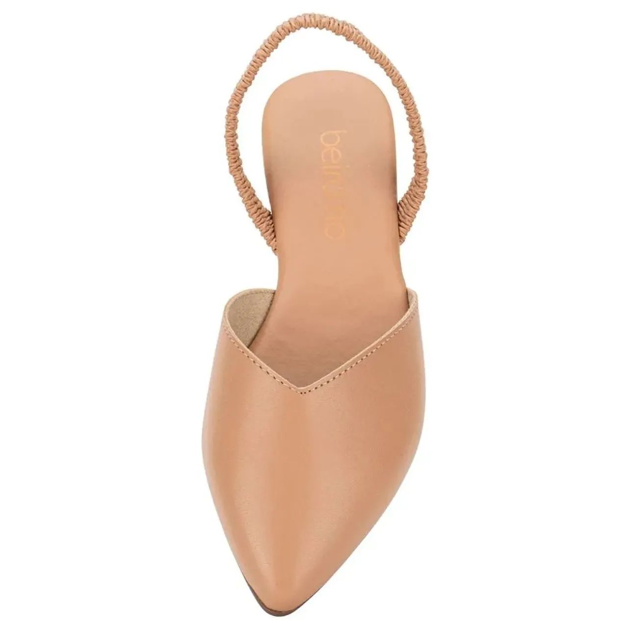 Sapato Mule Beira Rio Bege 35