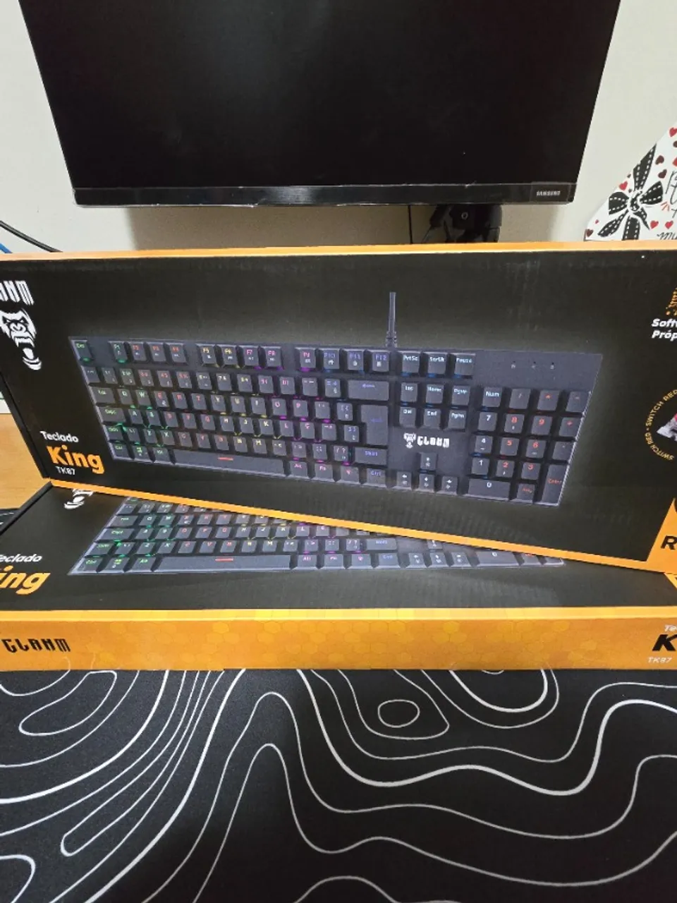 Teclado Gamer King Mecânico 100%