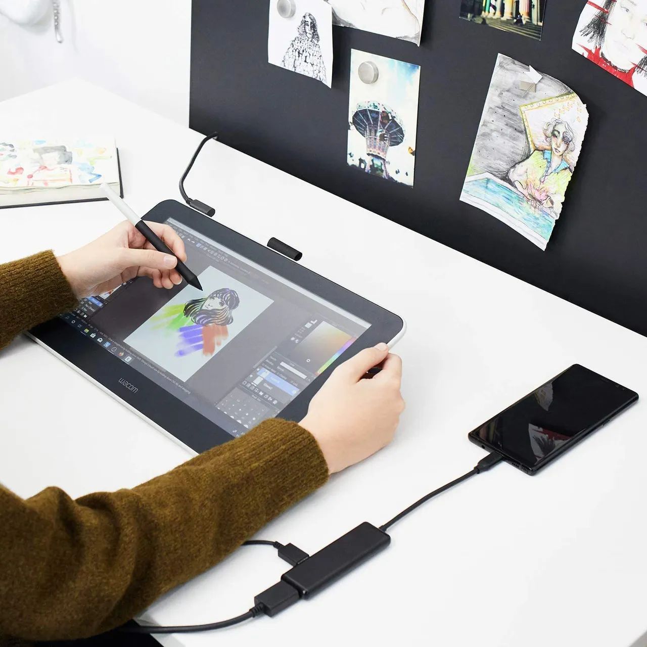 Wacom One Creative Pen Display - Tablets e E-Readers Wacom One Creative Pen Display - Tablets e E-Readers