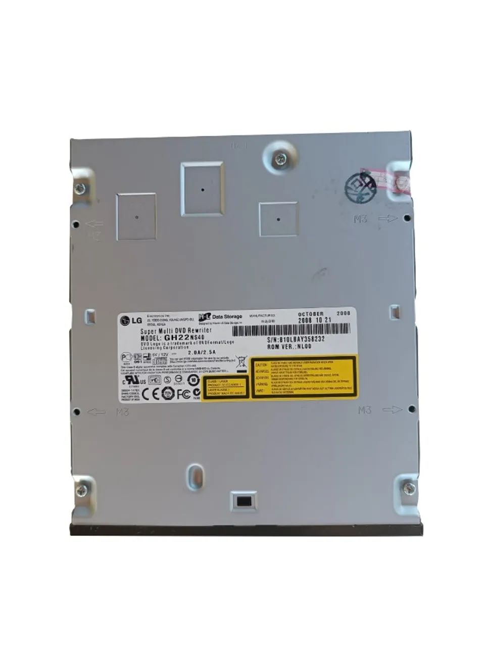 cd rom lg super multi dvd rewriter model gh22ns40 - sata 1a - Foto 5