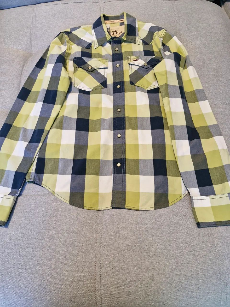 Camisa Xadrez Hollister Masculina