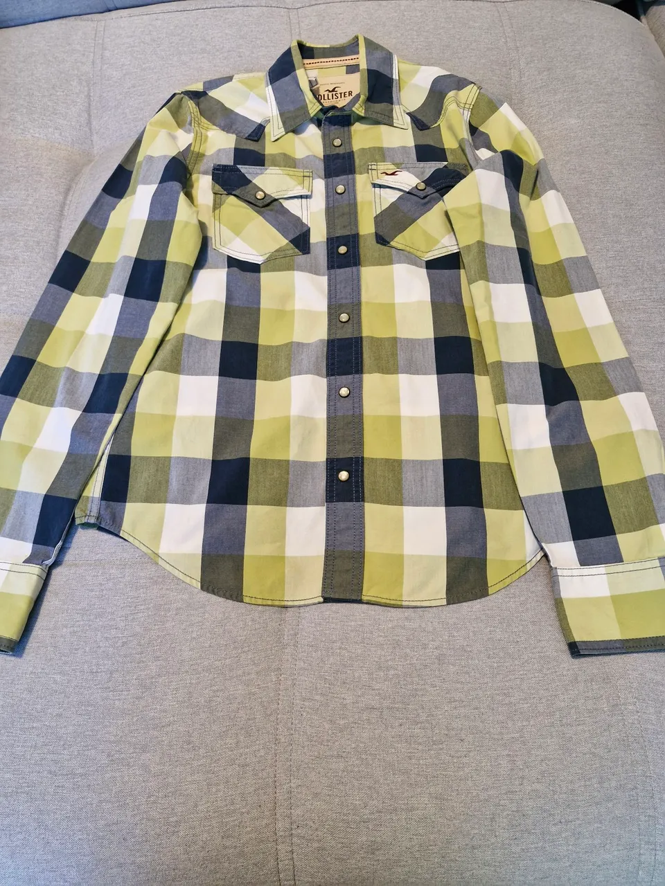 Camisa Xadrez Hollister Masculina